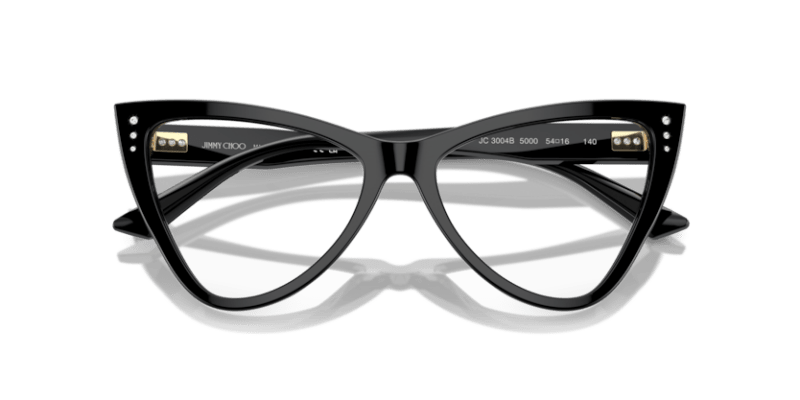 White - 0JC3004B 8056262039663 Jimmy Choo Eyeglasses Woman Butterfly