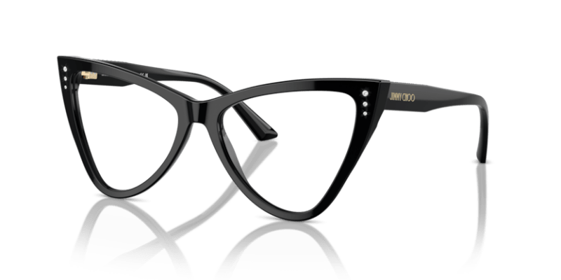 White - 0JC3004B 8056262039663 Jimmy Choo Eyeglasses Woman Butterfly