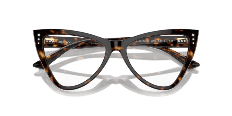 Black - 0JC3004B 8056262039687 Jimmy Choo Eyeglasses Woman Butterfly