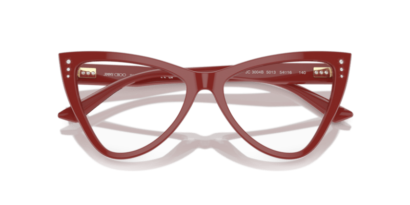Havana - 0JC3004B 8056262039700 Jimmy Choo Eyeglasses Woman Butterfly