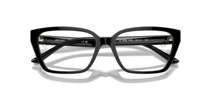 Polished Black - 0JC3008 8056262029732 Jimmy Choo Eyeglasses Woman Cat Eye