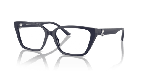 Polished Black - 0JC3008 8056262029794 Jimmy Choo Eyeglasses Woman Cat Eye
