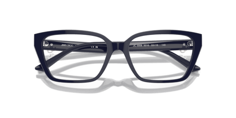 Polished Black - 0JC3008 8056262029794 Jimmy Choo Eyeglasses Woman Cat Eye