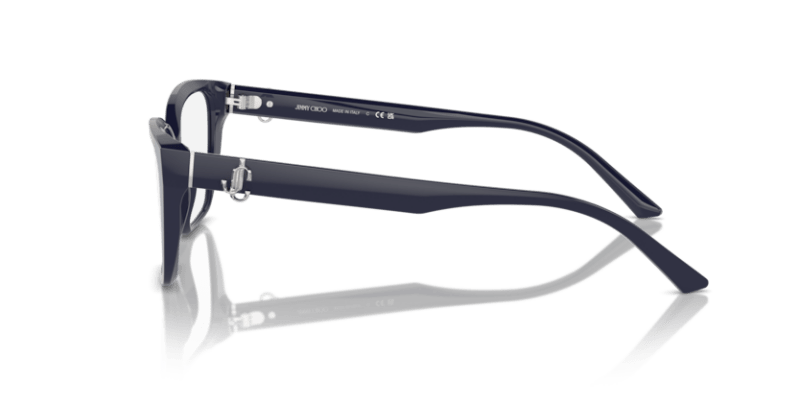 Polished Black - 0JC3008 8056262029794 Jimmy Choo Eyeglasses Woman Cat Eye