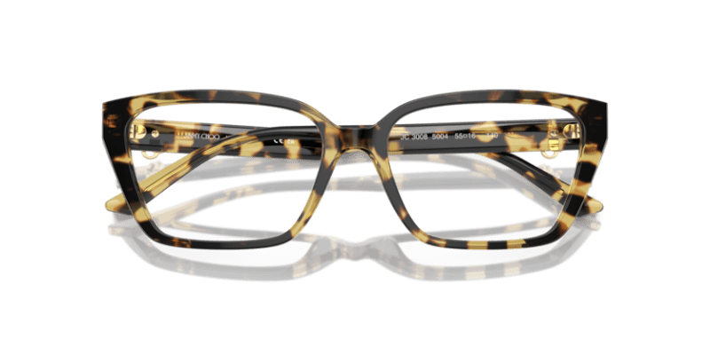 Matte Black - 0JC3008 8056262029770 Jimmy Choo Eyeglasses Woman Cat Eye