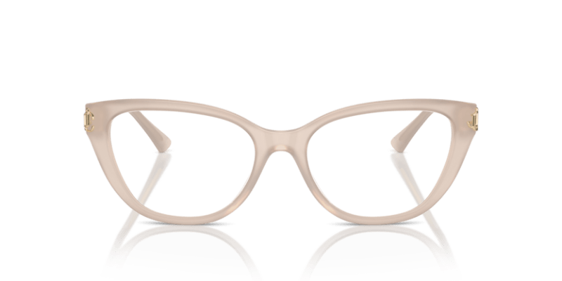 Matte Red/Gold Colorshift - 0JC3011 8056262029930 Jimmy Choo Eyeglasses Woman Cat Eye