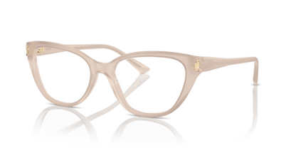 Matte Red/Gold Colorshift - 0JC3011 8056262029930 Jimmy Choo Eyeglasses Woman Cat Eye