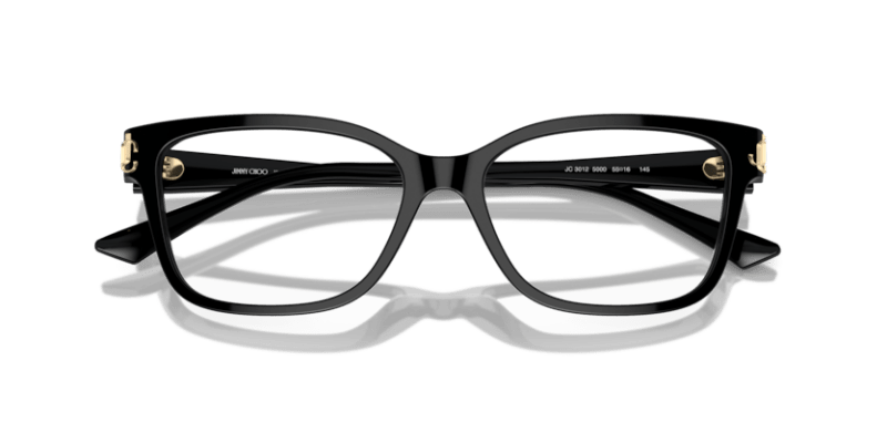 Polished Black - 0JC3012 8056262029978 Jimmy Choo Eyeglasses Woman Pillow