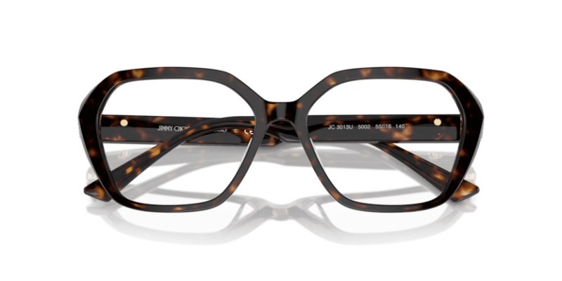 Beige - 0JC3013U 8056262044353 Jimmy Choo Eyeglasses Woman Butterfly