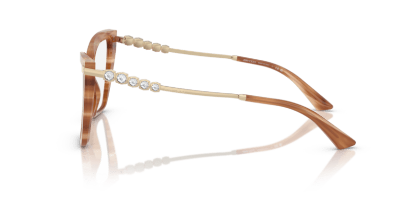 Striped Havana Glitter Brown - 0JC3020B 8056262267332