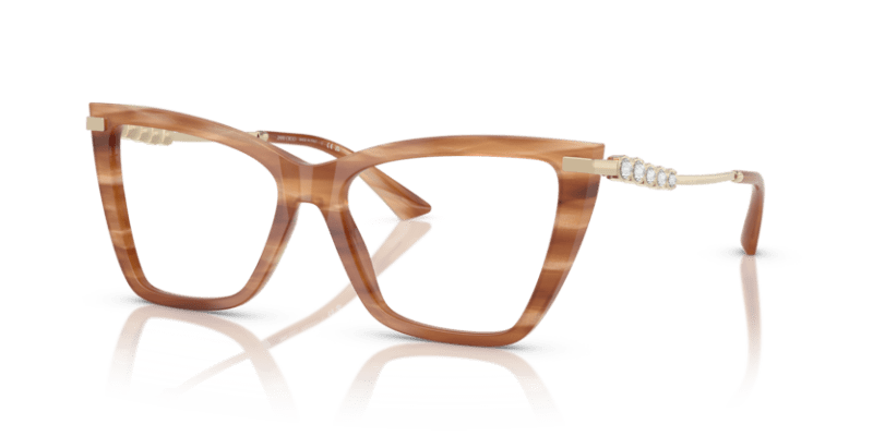 Striped Havana Glitter Brown - 0JC3020B 8056262267332