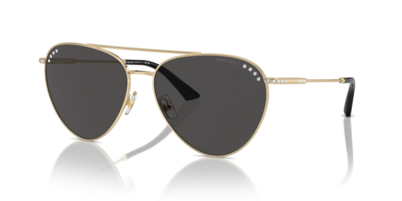 Beige - 0JC4002B 8056262048979 Jimmy Choo Sunglasses Woman Pilot