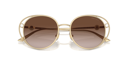 Gold - 0JC4003HB 8056262019825 Jimmy Choo Sunglasses Woman Oval