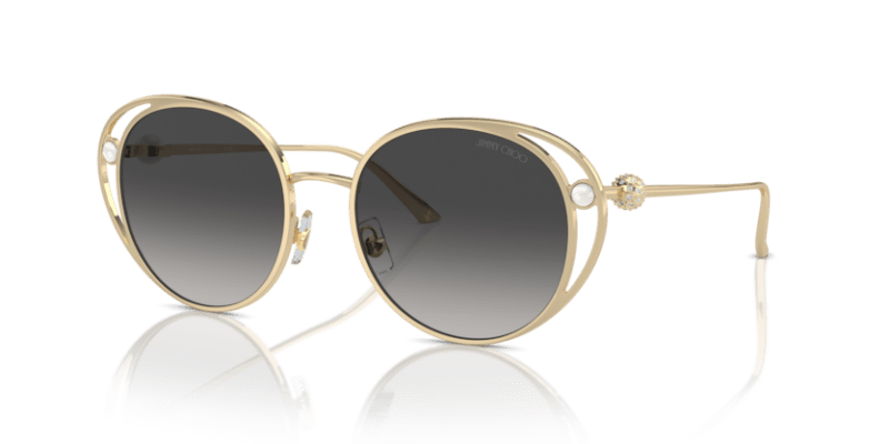 Rose Gold - 0JC4003HB 8056262019818 Jimmy Choo Sunglasses Woman Oval