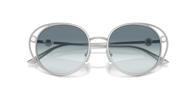 Silver - 0JC4003HB 8056262019849 Jimmy Choo Sunglasses Woman Oval