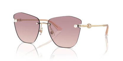 Rose Gold - 0JC4004HB 8056262019917 Jimmy Choo Sunglasses Woman Butterfly
