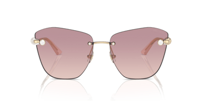 Rose Gold - 0JC4004HB 8056262019917 Jimmy Choo Sunglasses Woman Butterfly