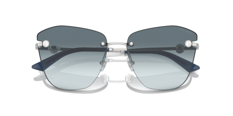 Silver - 0JC4004HB 8056262019924 Jimmy Choo Sunglasses Woman Butterfly