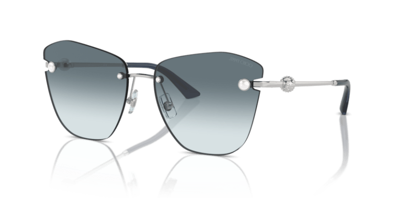 Silver - 0JC4004HB 8056262019924 Jimmy Choo Sunglasses Woman Butterfly