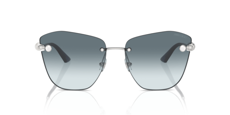 Silver - 0JC4004HB 8056262019924 Jimmy Choo Sunglasses Woman Butterfly