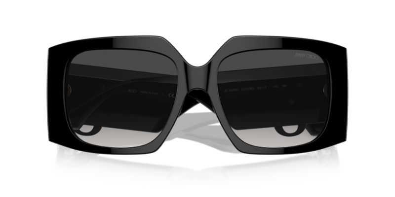 Brushed Silver/Black - 0JC5006U 8056262029527 Jimmy Choo Sunglasses Woman Butterfly