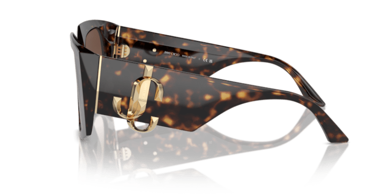 Black/Gold - 0JC5006U 8056262029534 Jimmy Choo Sunglasses Woman Butterfly