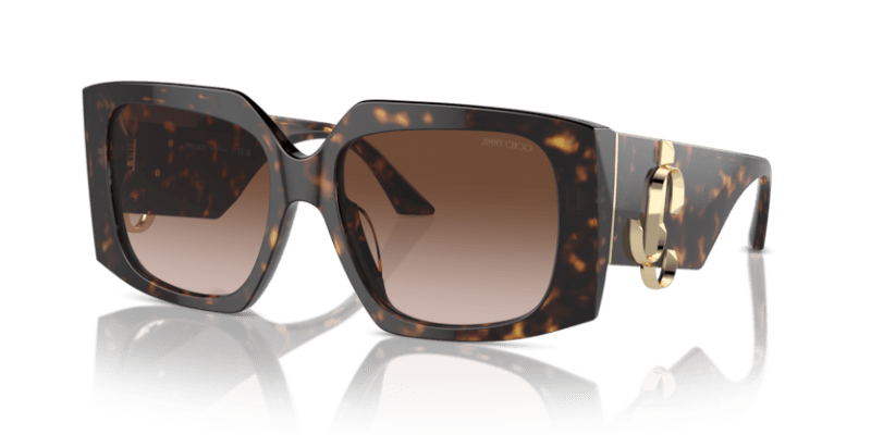 Black/Gold - 0JC5006U 8056262029534 Jimmy Choo Sunglasses Woman Butterfly