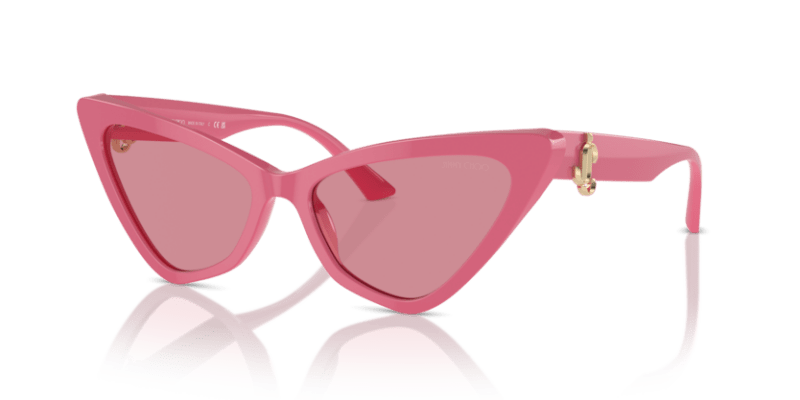 Polished Black - 0JC5008 8056262029725 Jimmy Choo Sunglasses Woman Cat Eye