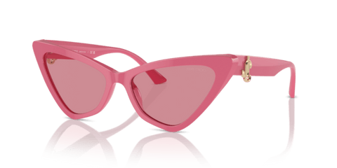 Polished Black - 0JC5008 8056262029725 Jimmy Choo Sunglasses Woman Cat Eye
