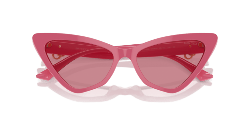 Polished Black - 0JC5008 8056262029725 Jimmy Choo Sunglasses Woman Cat Eye