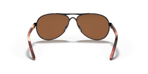 Pale Gold/Black - 0OO4108 888392404640 OAKLEY Sunglasses Woman Oval