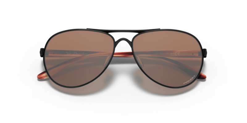 Pale Gold/Black - 0OO4108 888392404640 OAKLEY Sunglasses Woman Oval