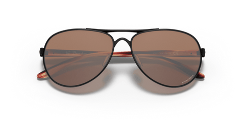 Pale Gold/Black - 0OO4108 888392404640 OAKLEY Sunglasses Woman Oval