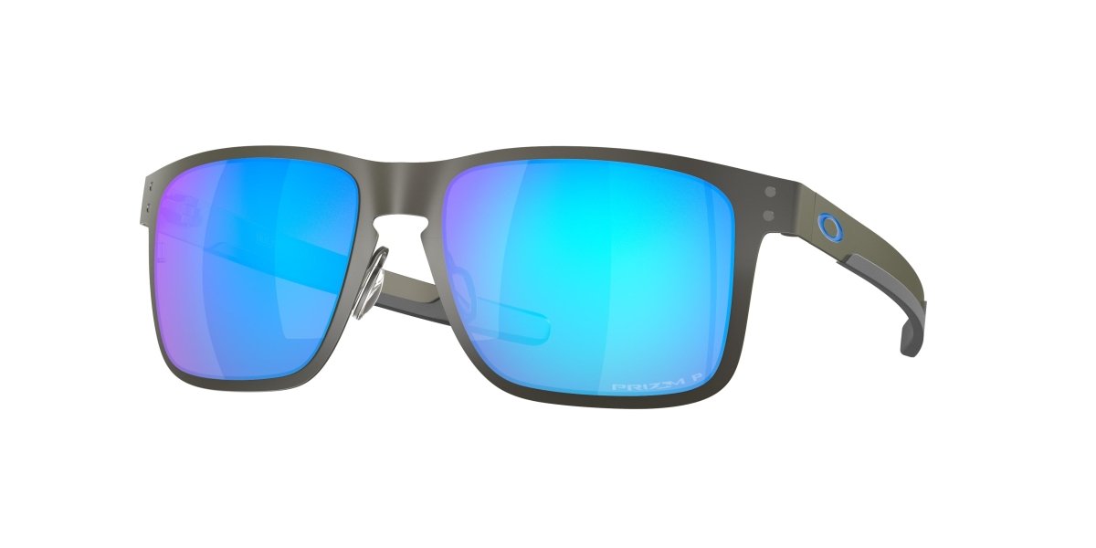 0OO4123 Prescription Sunglasses - Oakley - (Matte Gunmetal) Prizm Sapphire Polarized Polarized - 55 - 18 - 132 MM - Ardor Eyewear