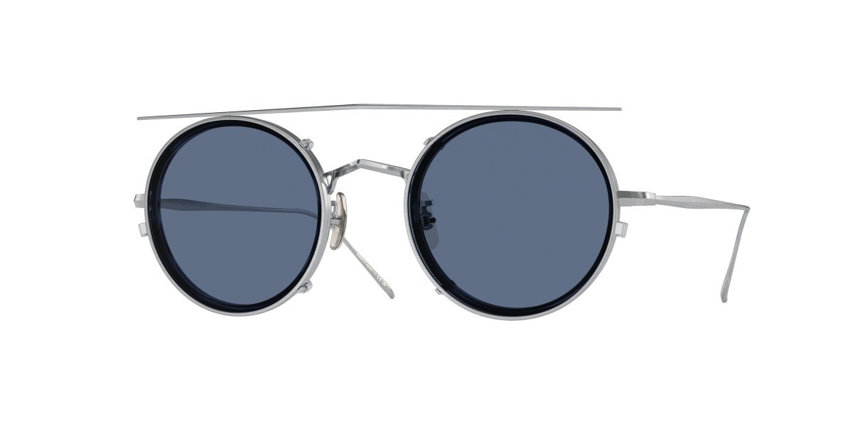 0OV1292T - Oliver Peoples - Silver - (Brushed Chrome/G.P Blue Tortoise 5315) - 46 - 23 - 145 MM - Ardor Eyewear 827934466784