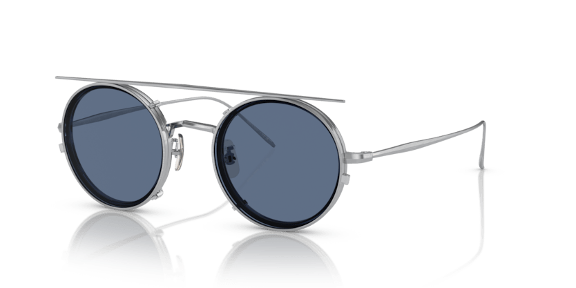 0OV1292T - Oliver Peoples - Silver - (Brushed Chrome/G.P Blue Tortoise 5315) - 46 - 23 - 145 MM - Ardor Eyewear 827934466784