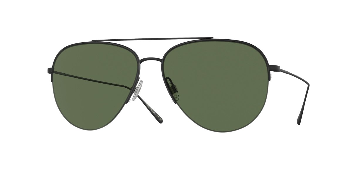 0OV1303ST - Oliver Peoples - Frame: Black - (Matte Black 50629A) - Lens: Green Polar Polarized - 60 MM - Ardor Eyewear