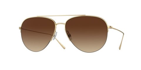 0OV1303ST - Oliver Peoples - Frame: Gold - (Gold 5292Q1) - Lens: Dark Brown Gradient Mirror - 60 MM - Ardor Eyewear