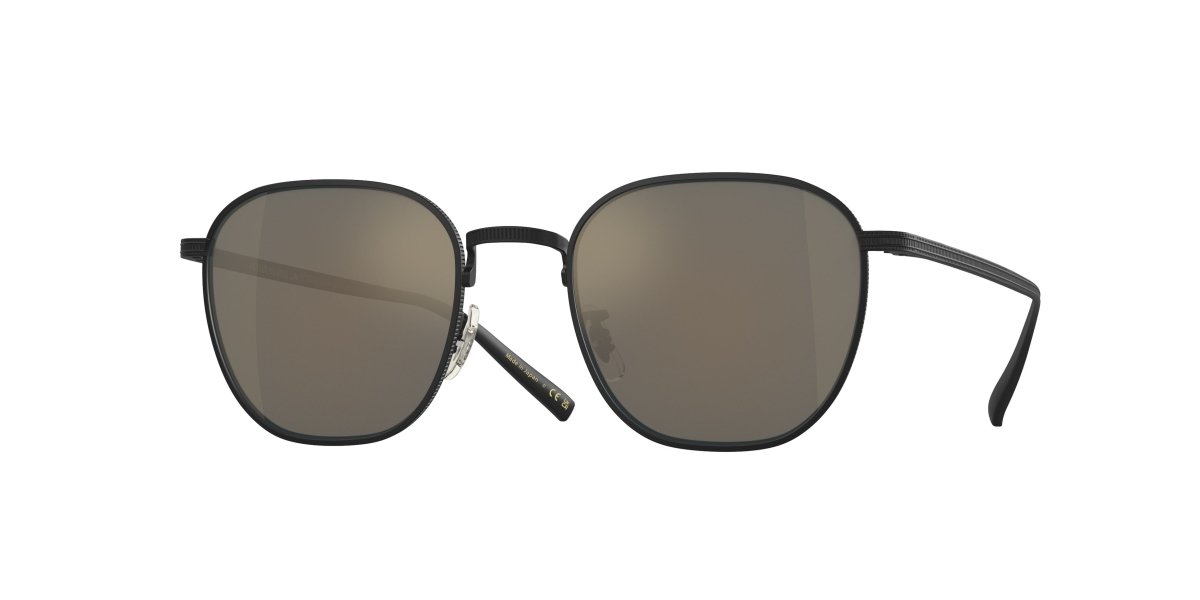 0OV1329ST - Oliver Peoples - (Matte Black) Grey Goldtone - 49 - 20 - 145 MM - Ardor Eyewear 827934499591