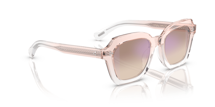 0OV5526SU - Oliver Peoples - (Light Silk/Crystal Gradient) Soft Tan Gradient Mirror - 51 - 21 - 145 MM - Ardor Eyewear 827934500723