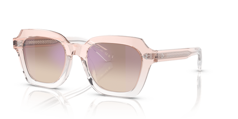 0OV5526SU - Oliver Peoples - (Light Silk/Crystal Gradient) Soft Tan Gradient Mirror - 51 - 21 - 145 MM - Ardor Eyewear 827934500723