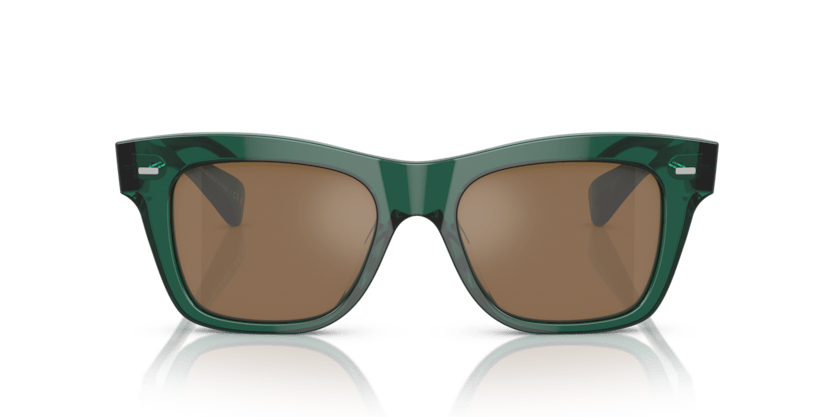 0OV5542SU - Oliver Peoples - (Translucent Dark Teal) Cognac Mirror - 51 - 18 - 145 MM - Ardor Eyewear 827934501461