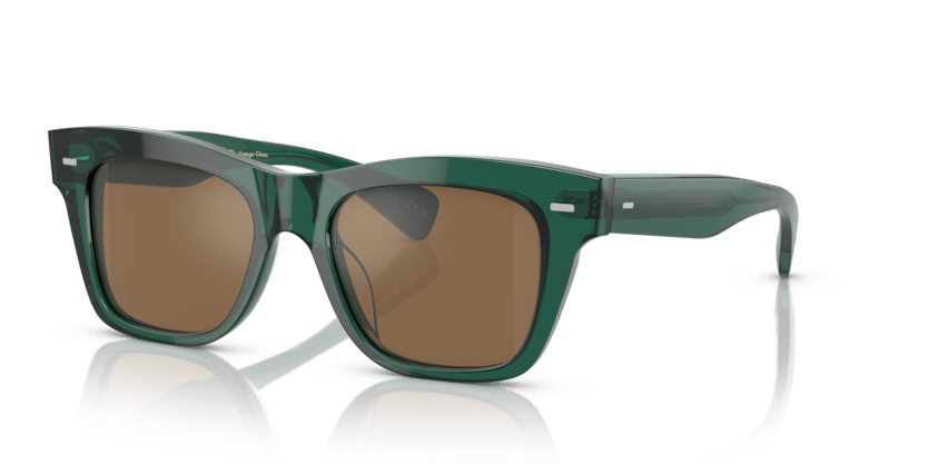 0OV5542SU - Oliver Peoples - (Translucent Dark Teal) Cognac Mirror - 51 - 18 - 145 MM - Ardor Eyewear 827934501461