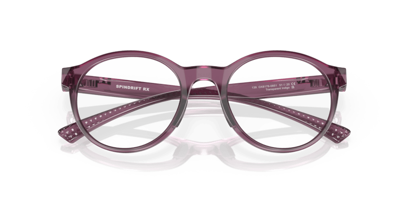 0OX8176 - Oakley Frame - Violet - (Transparent Indigo 817608) - 49 - 20 - 139 MM - Ardor Eyewear 888392590596