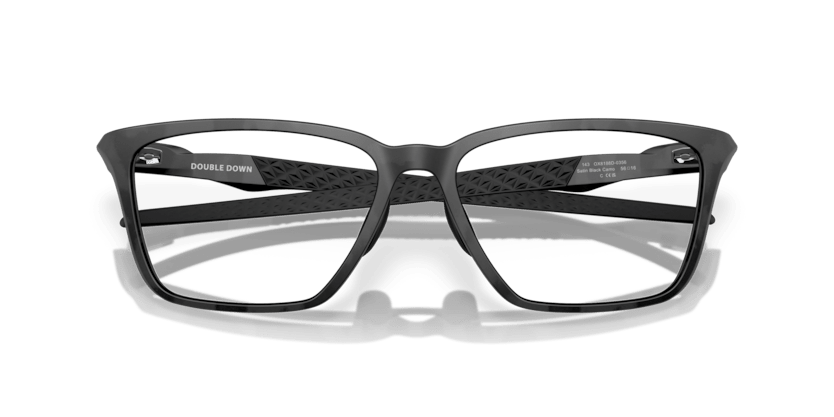 0OX8188D - Oakley Frame - Black - (Satin Black Camo 818803) - 56 - 16 - 143 MM - Ardor Eyewear 888392642882