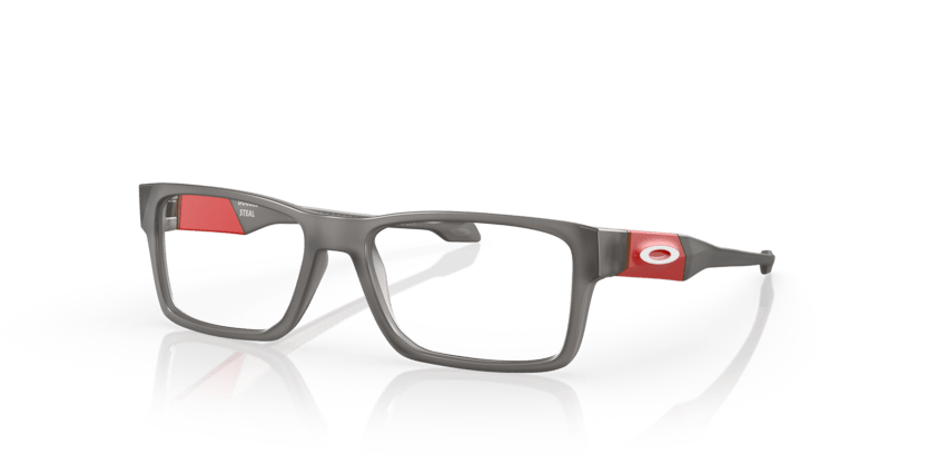 0OY8020 - Oakley Youth Rx - Grey - (Satin Grey Smoke 802002) - 46 - 14 - 129 MM - Ardor Eyewear 888392561855