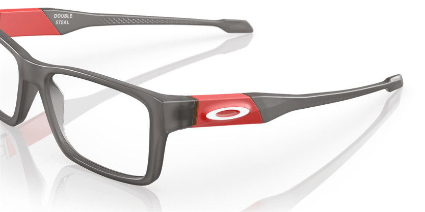 0OY8020 - Oakley Youth Rx - Grey - (Satin Grey Smoke 802002) - 46 - 14 - 129 MM - Ardor Eyewear 888392561855