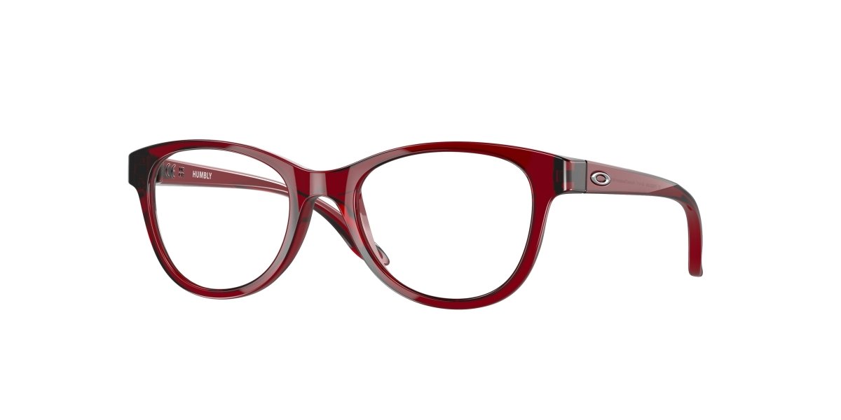 0OY8022 - Oakley Youth Rx - Red - (Polished Transparent Brick Red 802202) - 46 - 17 - 127 MM - Ardor Eyewear 888392581082