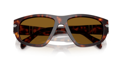 Havana - 0PO0050S 8056262257043 Persol Sunglasses Unisex Irregular