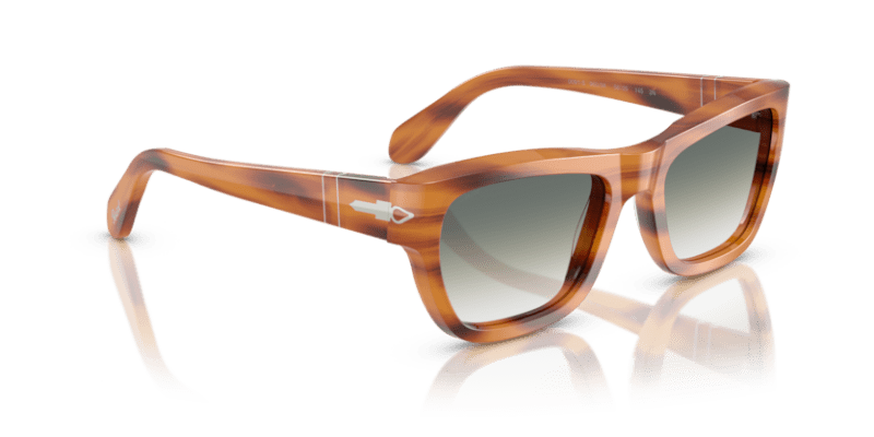 Striped Brown - 0PO0091S 8056262265291 Persol Sunglasses Unisex Butterfly